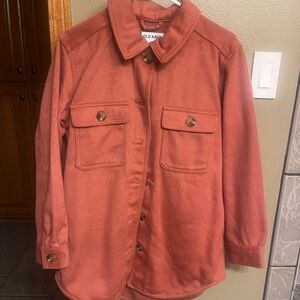 Old Navy Terracotta Button-Up Coat